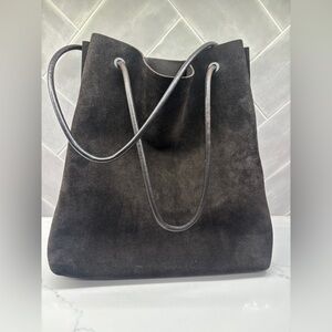 Gucci Gilford Vintage Chocolate Brown Suede Tote Bag
